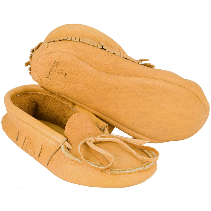 (image for) Moose Moccasins Low Cut (Size 9 / Soft Sole / Fringe)